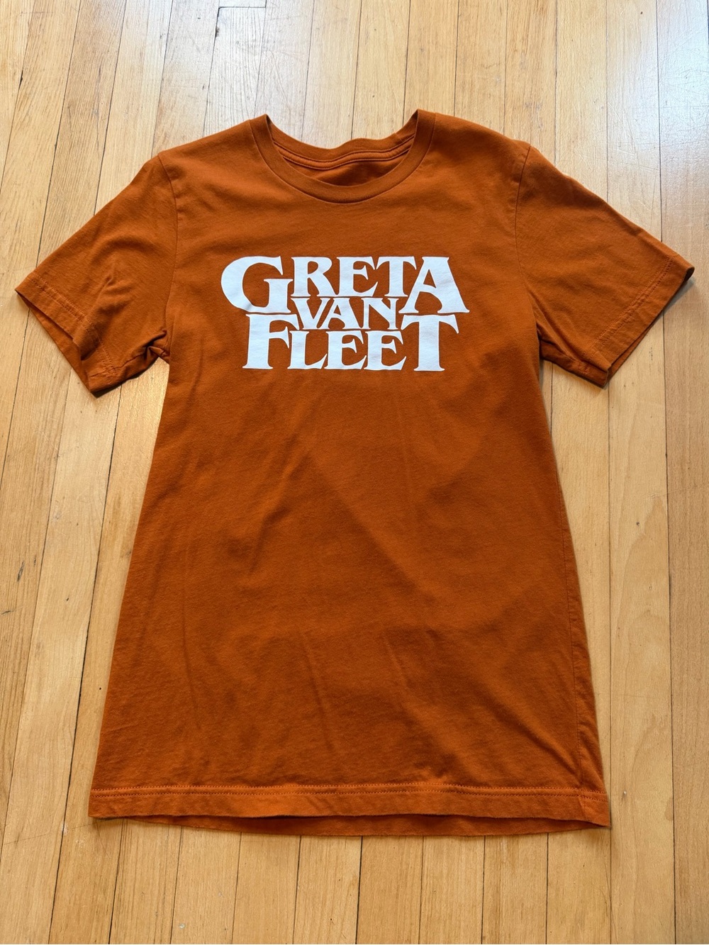 Greta Van Fleet Band Tee — Rust Orange